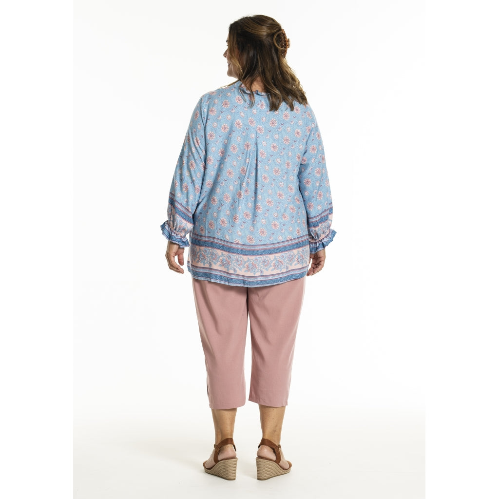 Gozzip Woman GIma Blouse Blouse Blue-Rose