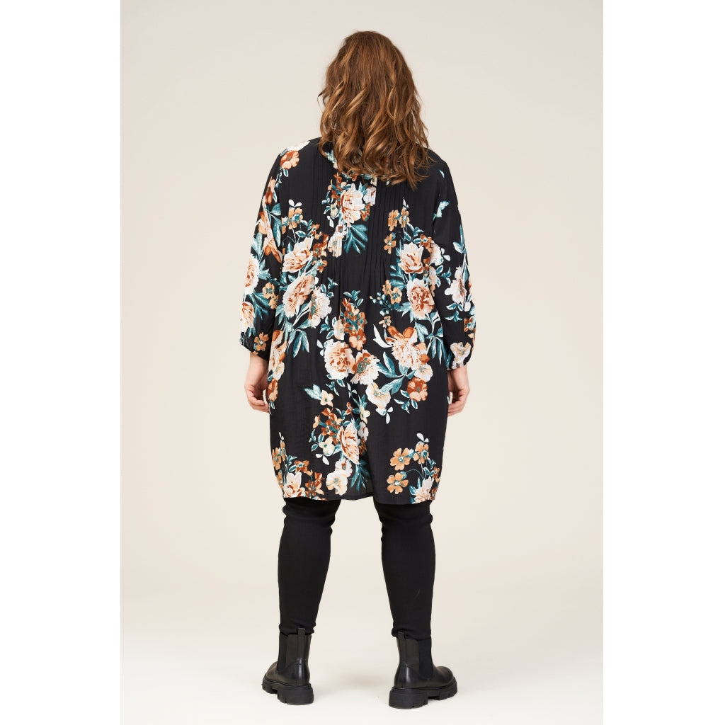 Gozzip Woman Johanne Shirt Tunic Shirt Tunic Black printed