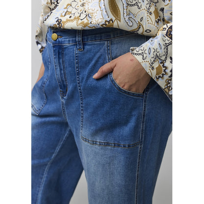 Gozzip Woman Clara Baggy pants Baggy pants Light Blue Denim