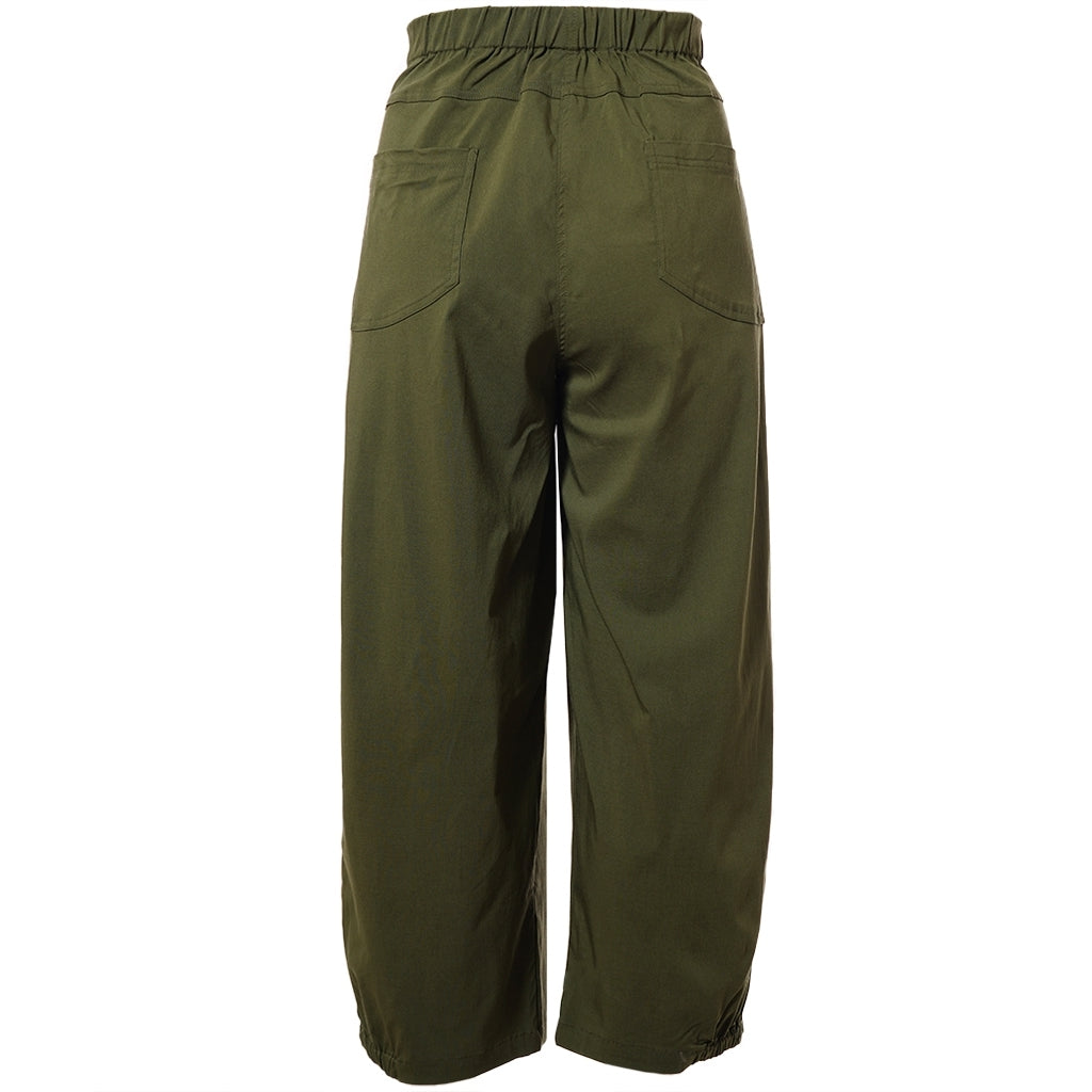 Gozzip Woman Clara Baggy pants Pants Dark Olive