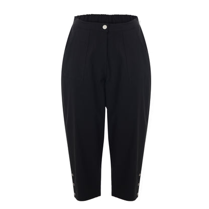 Gozzip Woman Clara Loose capri pants - FLERE FARVER Loose Pant Black