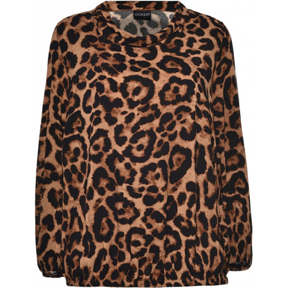 Gozzip Woman Elisa Blouse Blouse Animal print