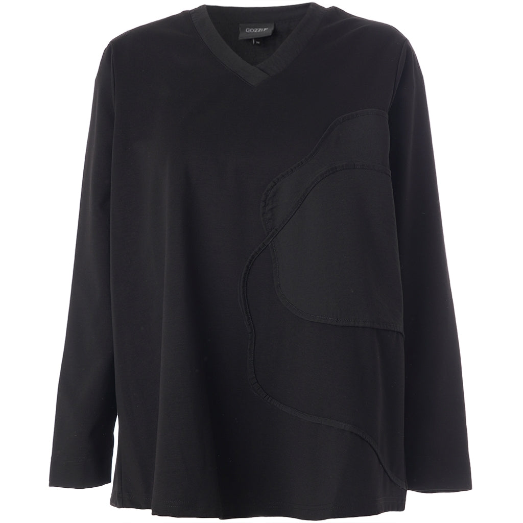 Gozzip Woman GAddison Blouse Blouse Black