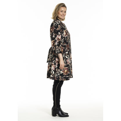 Gozzip Woman GAgnete Tunic Tunic Black Print