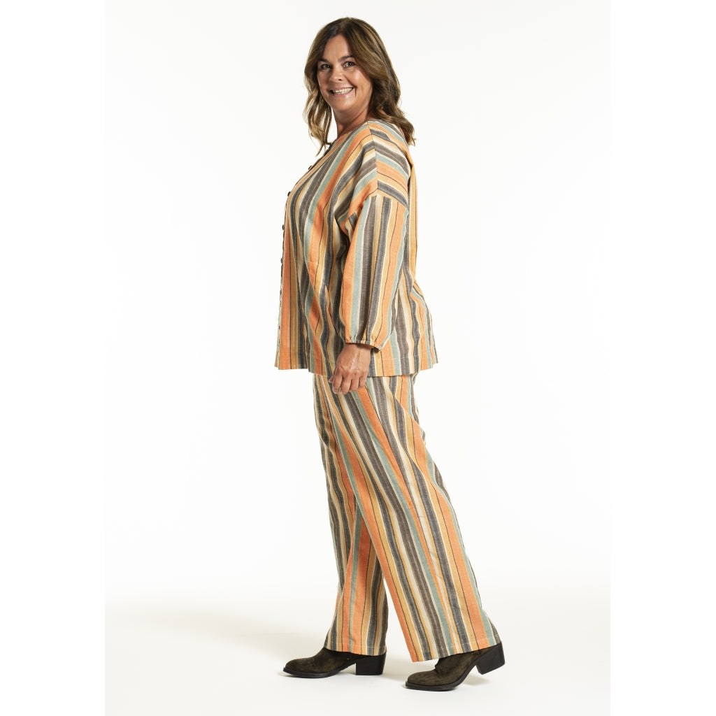 Gozzip Woman GAnn-Mari Blouse Blouse Striped