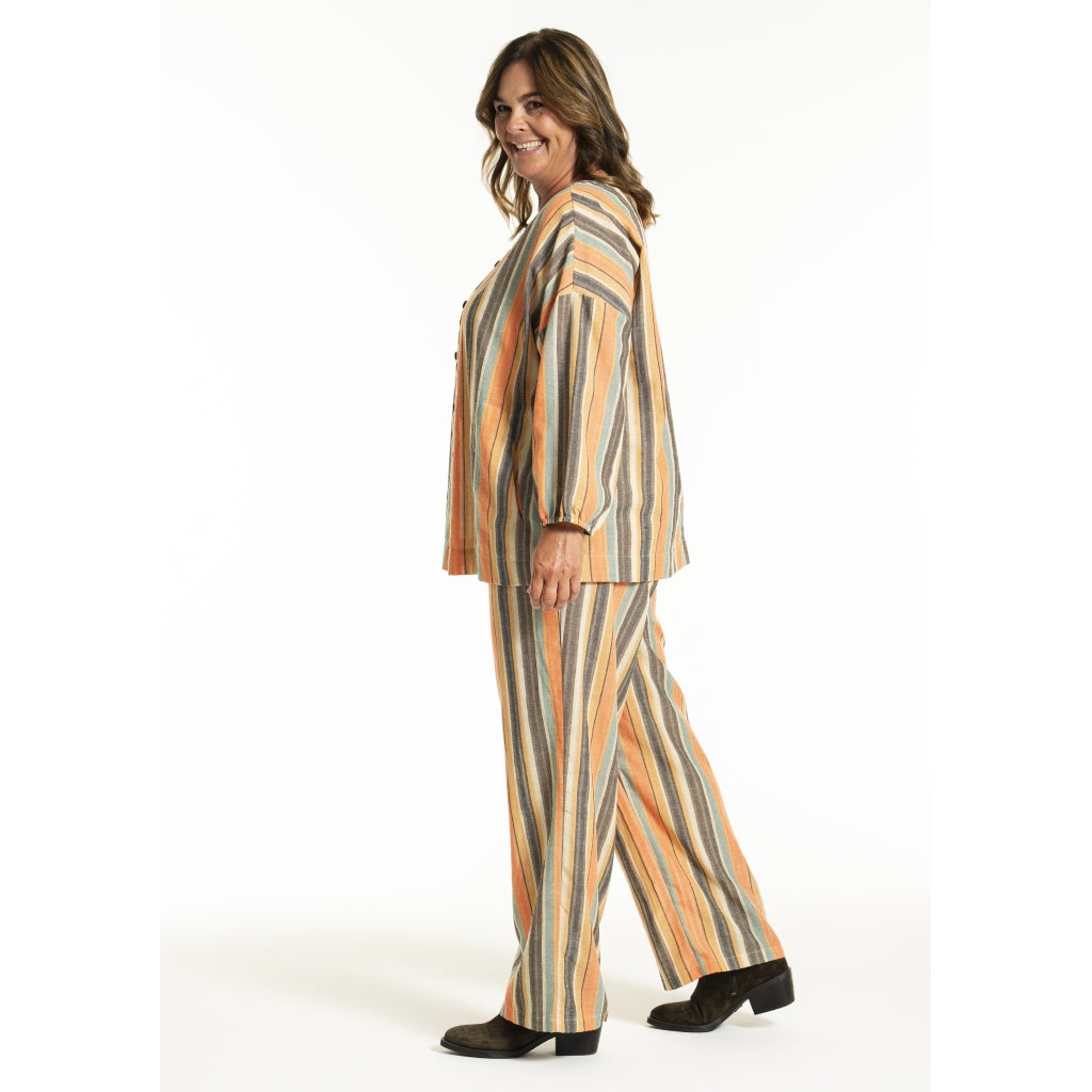 Gozzip Woman GAnn-Mari Blouse Blouse Striped
