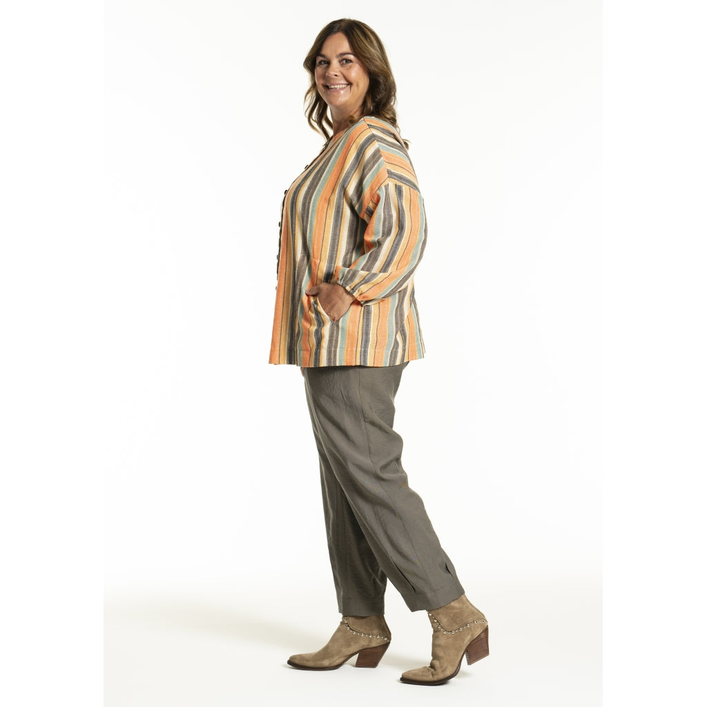 Gozzip Woman GAnn-Mari Blouse Blouse Striped