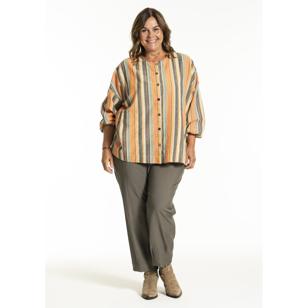 Gozzip Woman GAnn-Mari Blouse Blouse Striped