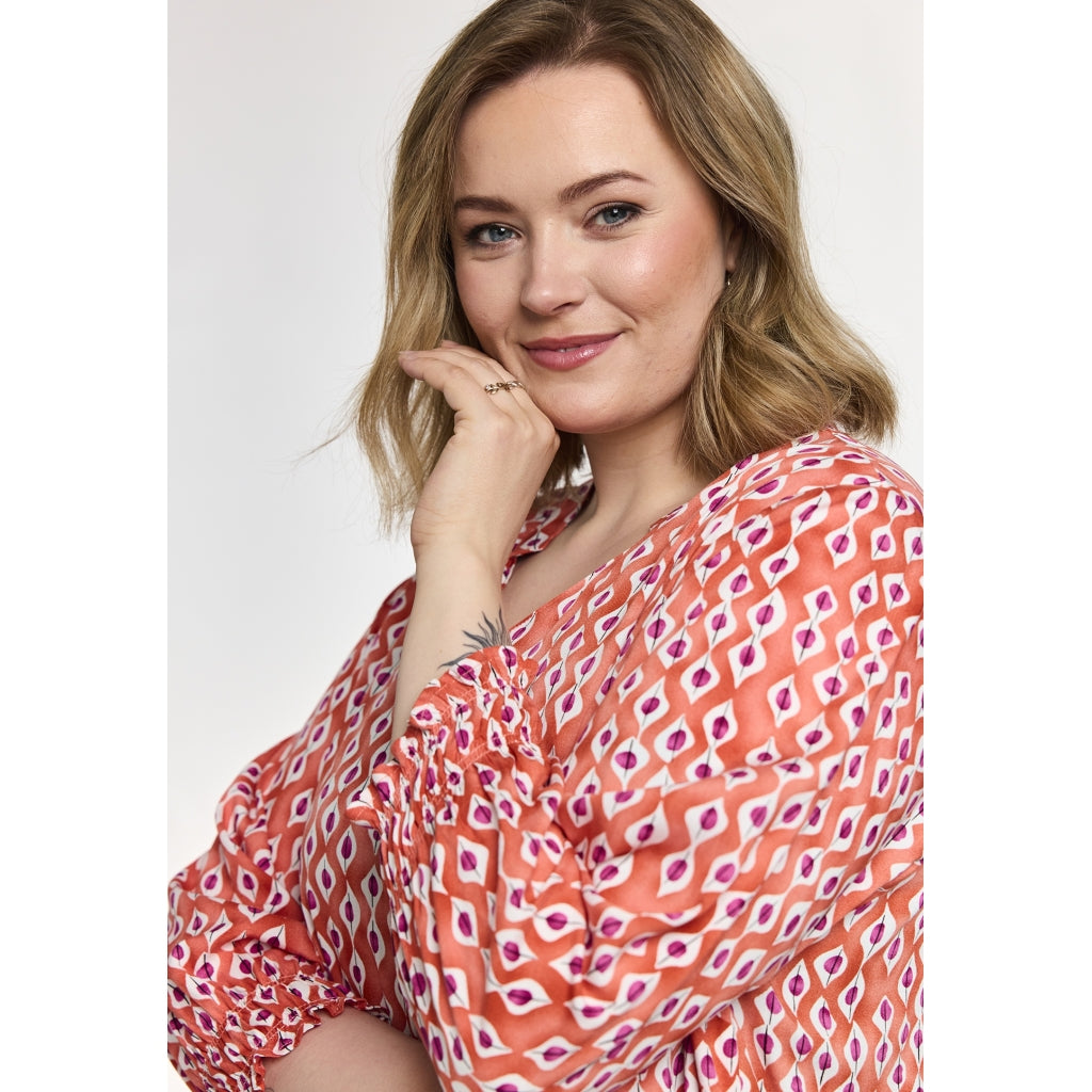 Gozzip Woman GAnnah Blouse Blouse Coral