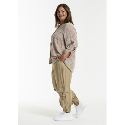Gozzip Woman GAnneline Cargo Pants Pants Sand