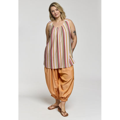 Gozzip Woman GBeata Top Top Pink Stripes