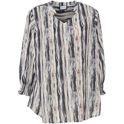 Gozzip Woman GBerit Blouse Blouse Navy stripe