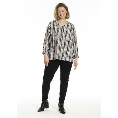 Gozzip Woman GBerit Blouse Blouse Navy stripe