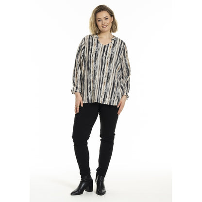 Gozzip Woman GBerit Blouse Blouse Navy stripe