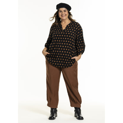 Gozzip Woman GBillie Blouse Blouse Black with dots