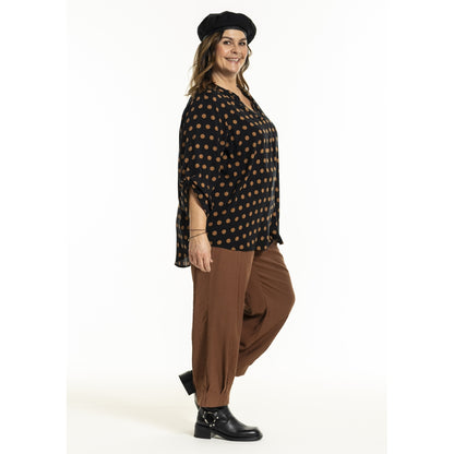 Gozzip Woman GBillie Blouse Blouse Black with dots