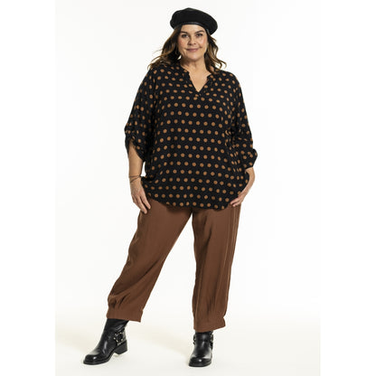 Gozzip Woman GBillie Blouse Blouse Black with dots