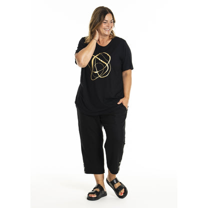 Gozzip Woman GBirka T-Shirt with print T-Shirt Black