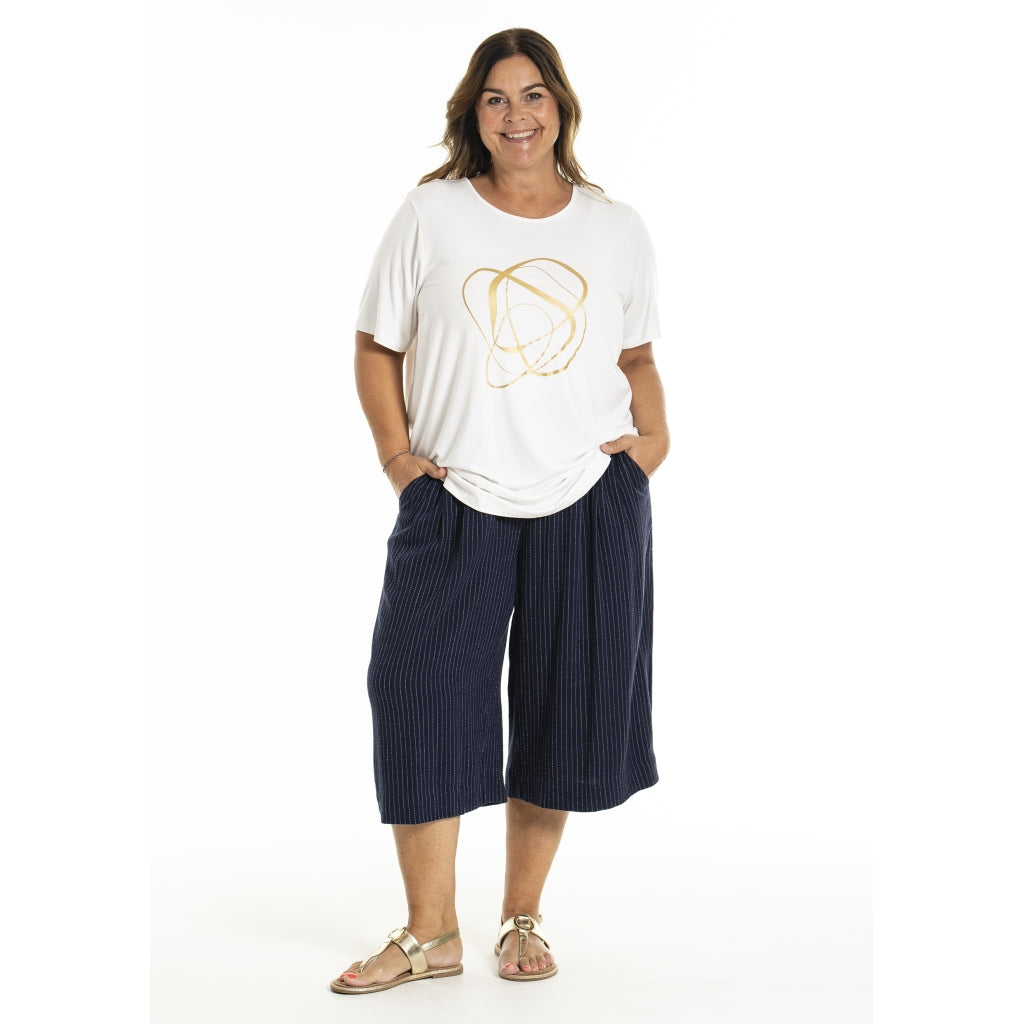 Gozzip Woman GBirka T-Shirt with print T-Shirt White