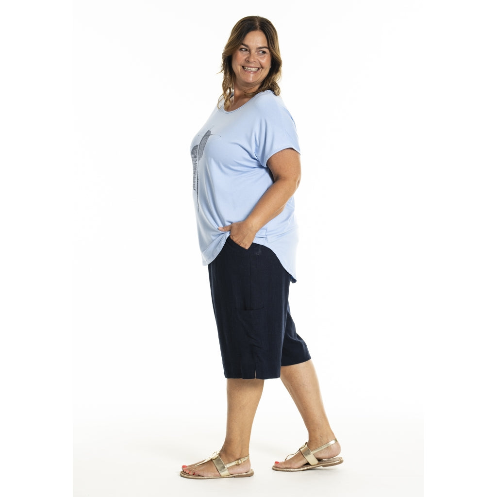 Gozzip Woman GDunga Long shorts Shorts Navy
