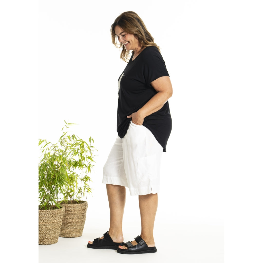 Gozzip Woman GDunga Long shorts Shorts White