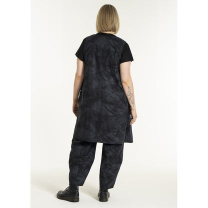 Gozzip Woman GElena Waistcoat long Waistcoat Black