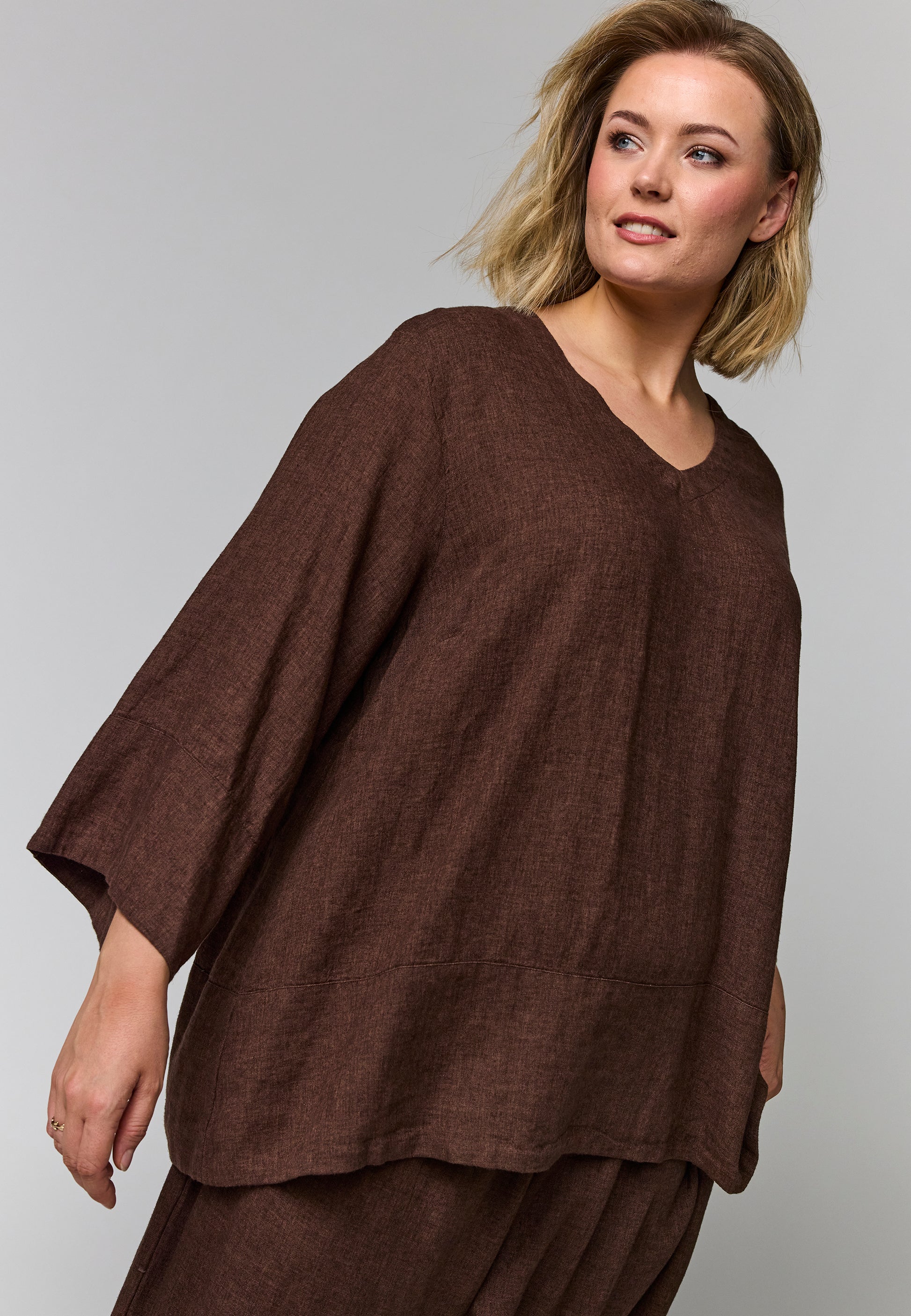 Gozzip Woman GElinea Blouse Blouse Brown