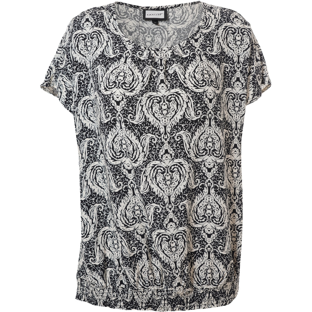 Gozzip Woman GElise Blouse Blouse Black/White