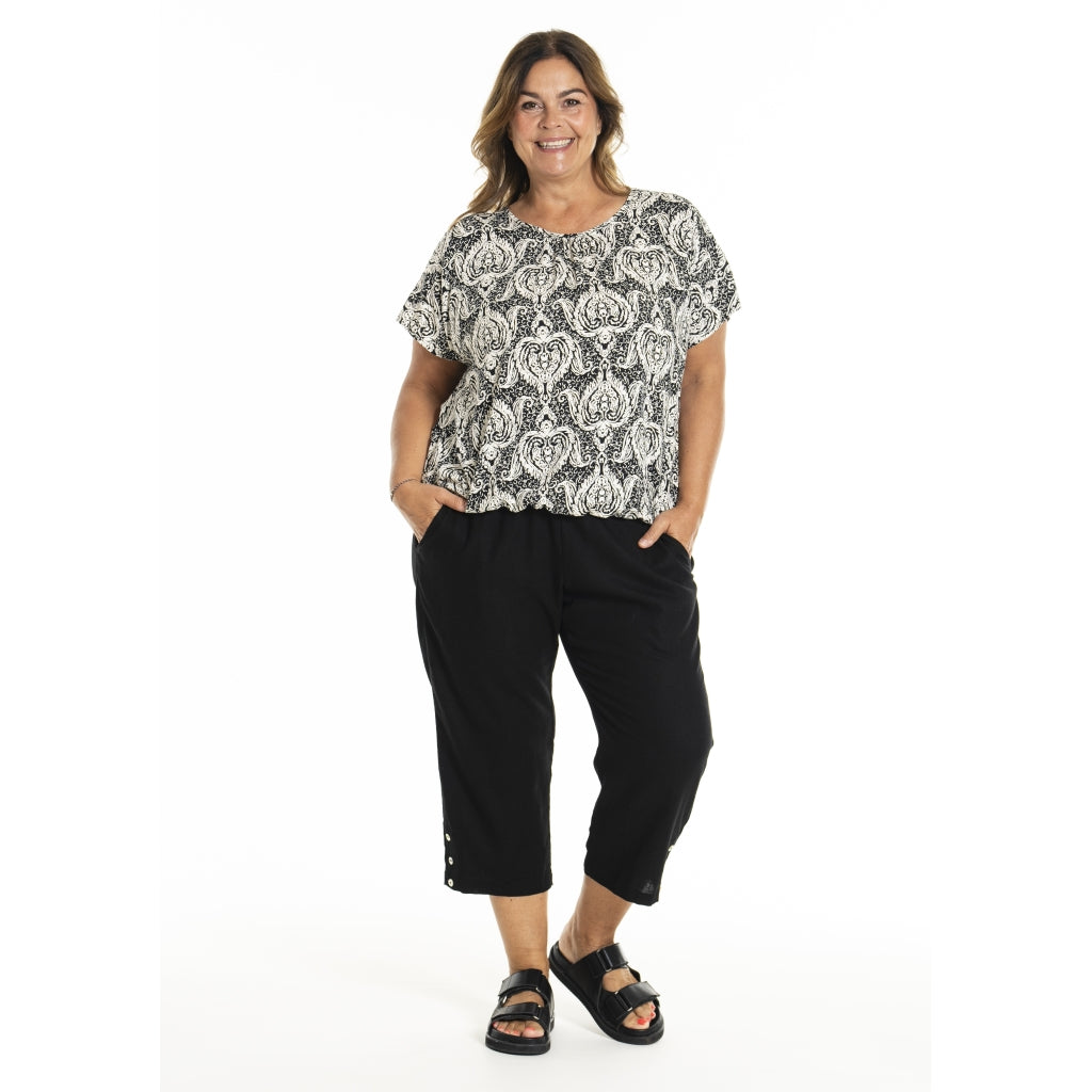 Gozzip Woman GElise Blouse Blouse Black/White