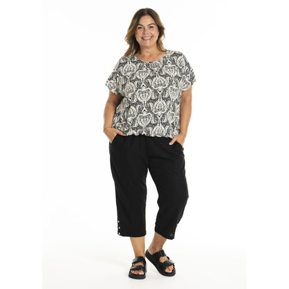 Gozzip Woman GElise Blouse Blouse Black/White
