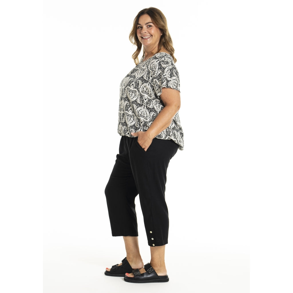 Gozzip Woman GElise Blouse Blouse Black/White