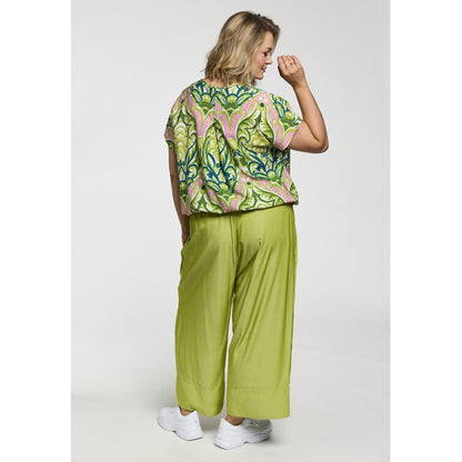 Gozzip Woman GElise Blouse Blouse Green pink mix
