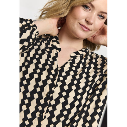 Gozzip Woman GElvira Shirt Shirt Black/Offwhite