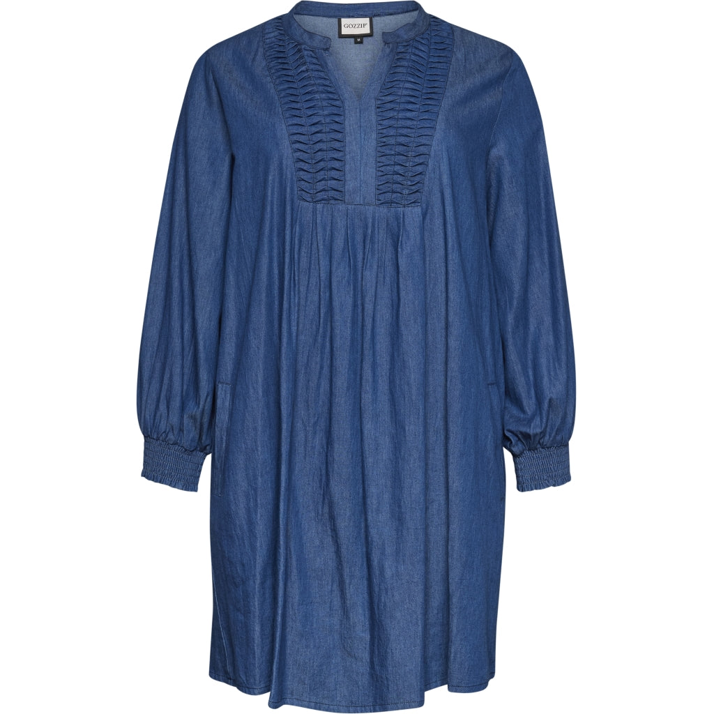 Gozzip Woman GEmilia Denim Tunic Tunic Denim Blue