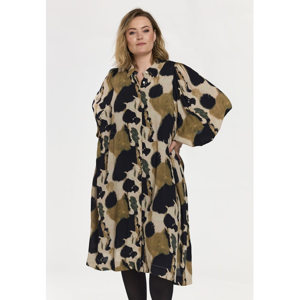 Gozzip Woman GEsther Dress Dress Beige/Black