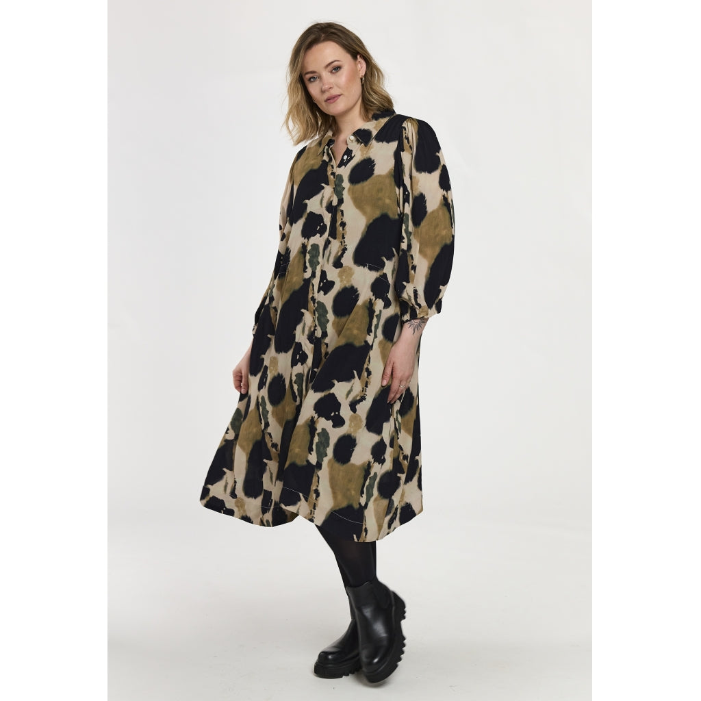 Gozzip Woman GEsther Dress Dress Beige/Black