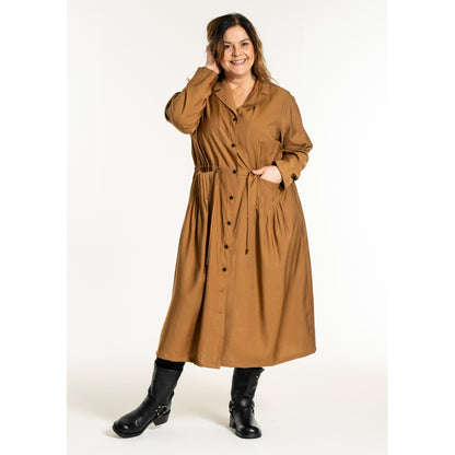 Gozzip Woman GEva Dress Jacket Dress Jacket Brass