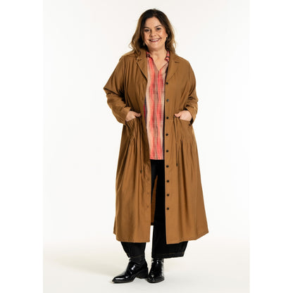 Gozzip Woman GEva Dress Jacket Dress Jacket Brass