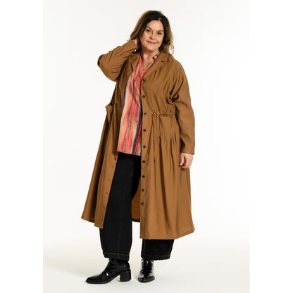 Gozzip Woman GEva Dress Jacket Dress Jacket Brass