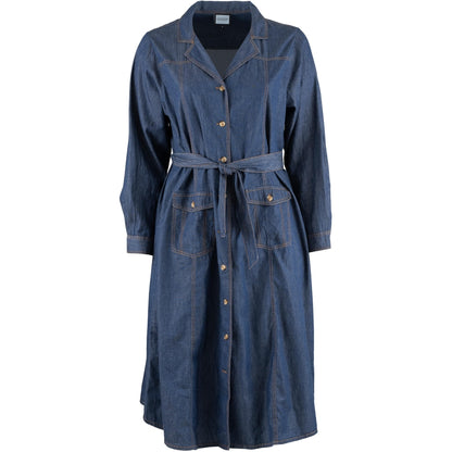 Gozzip Woman GEvelyn Dress Dress Dark blue denim