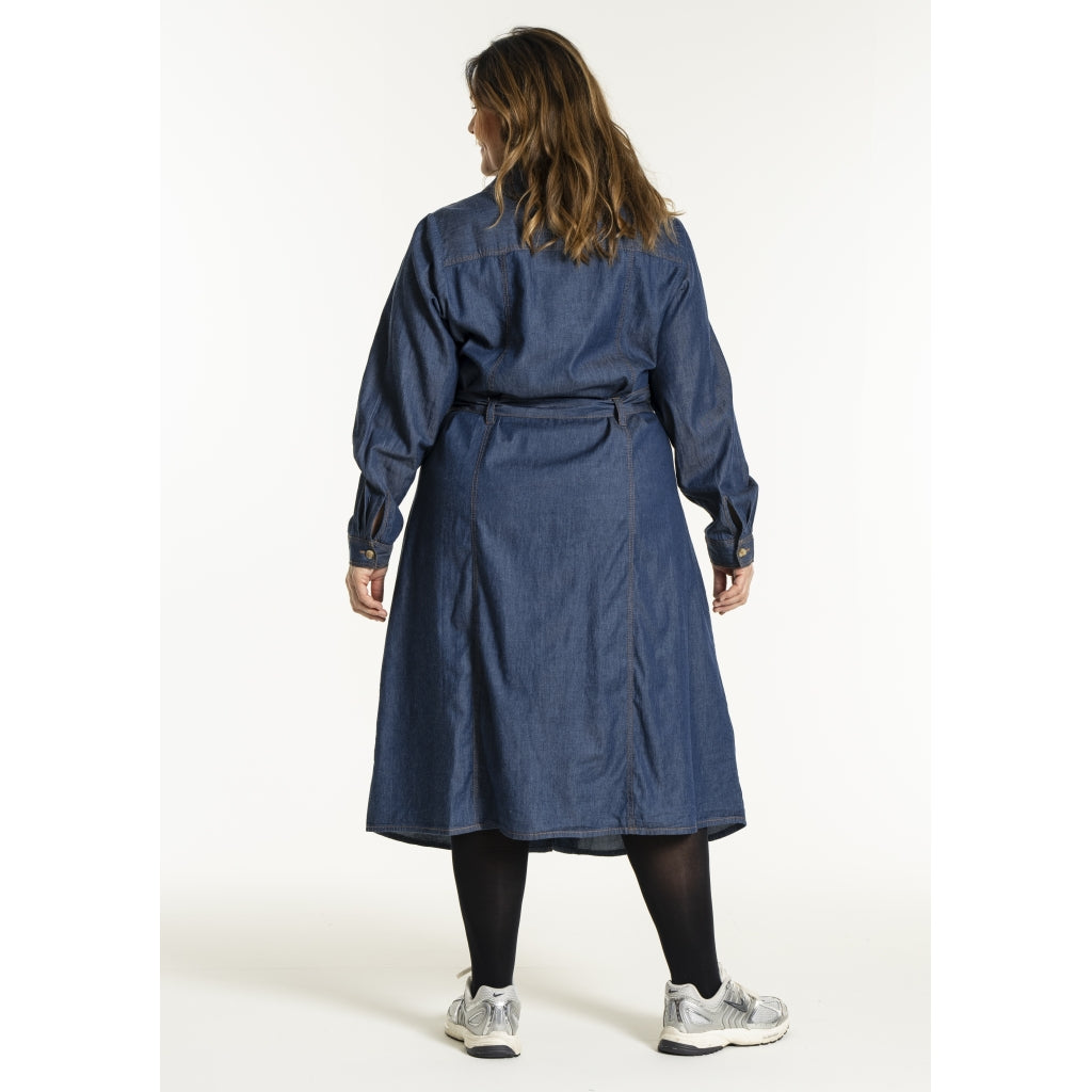 Gozzip Woman GEvelyn Dress Dress Dark blue denim