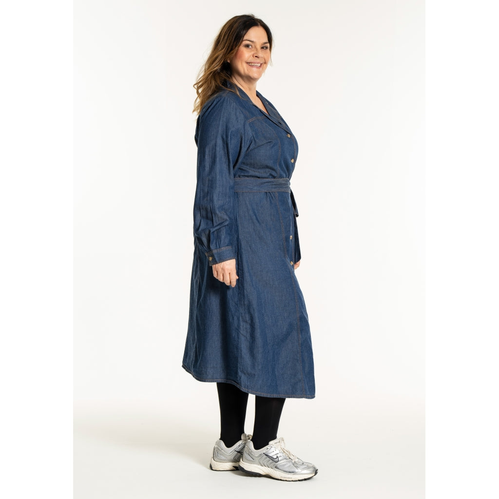 Gozzip Woman GEvelyn Dress Dress Dark blue denim