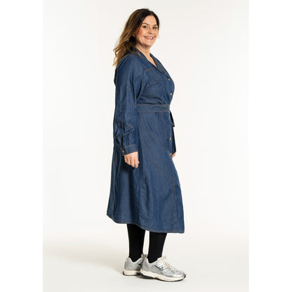 Gozzip Woman GEvelyn Dress Dress Dark blue denim