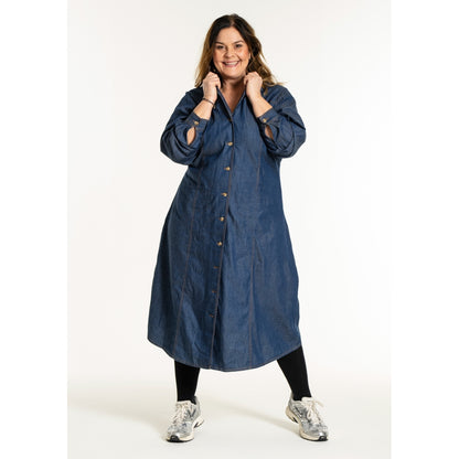 Gozzip Woman GEvelyn Dress Dress Dark blue denim