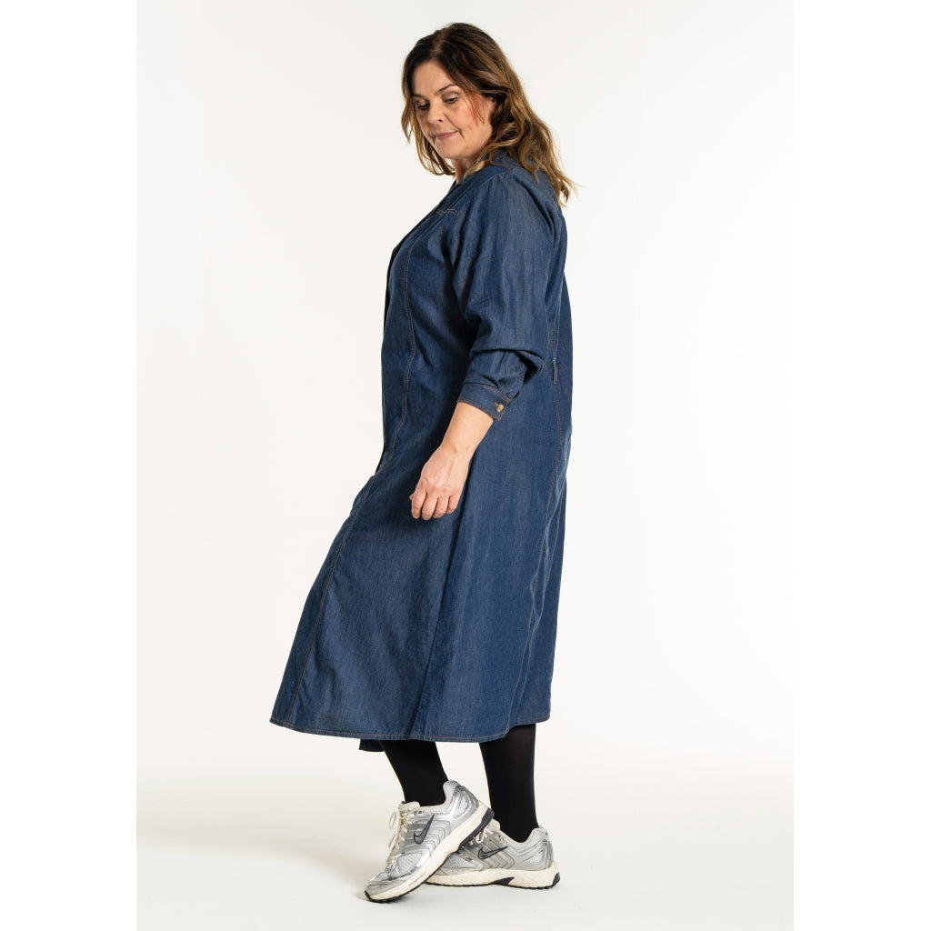 Gozzip Woman GEvelyn Dress Dress Dark blue denim