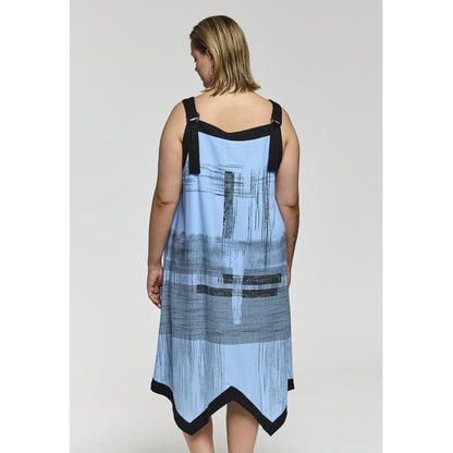 Gozzip Woman GFelicity long strap dress Dress Light blue/Black