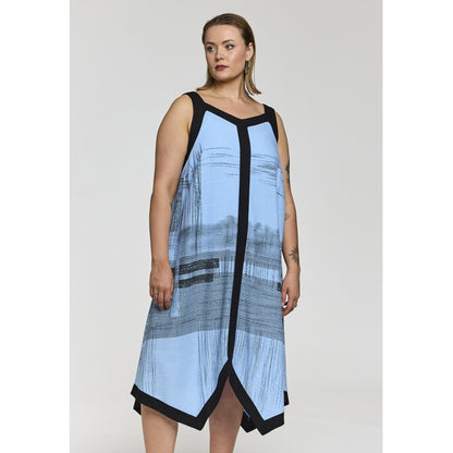 Gozzip Woman GFelicity long strap dress Dress Light blue/Black