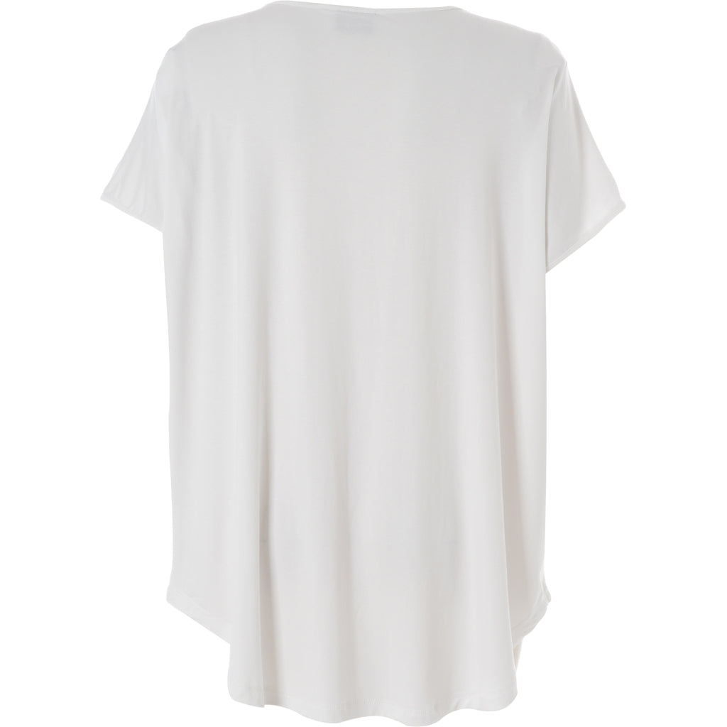 Gozzip Woman GGitte T-shirt with print T-Shirt White/Coral