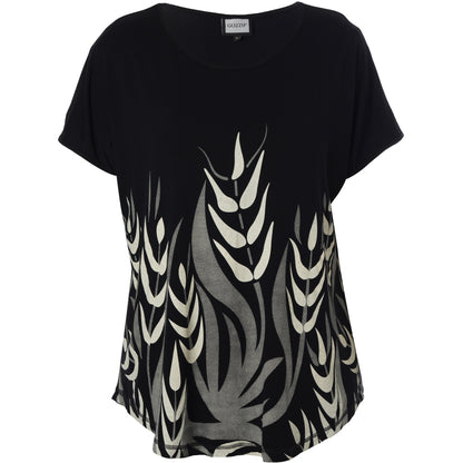 Gozzip Woman GGitte T-shirt with print T-Shirt Black