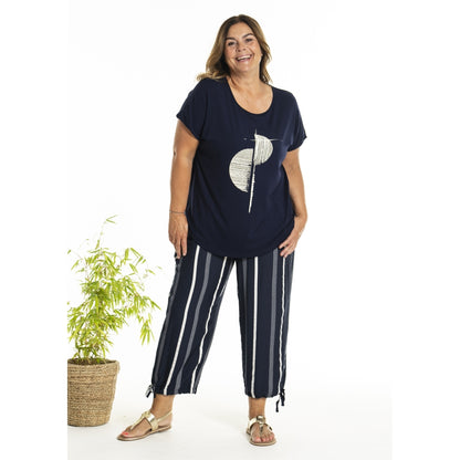 Gozzip Woman GGitte T-shirt with print T-Shirt Navy